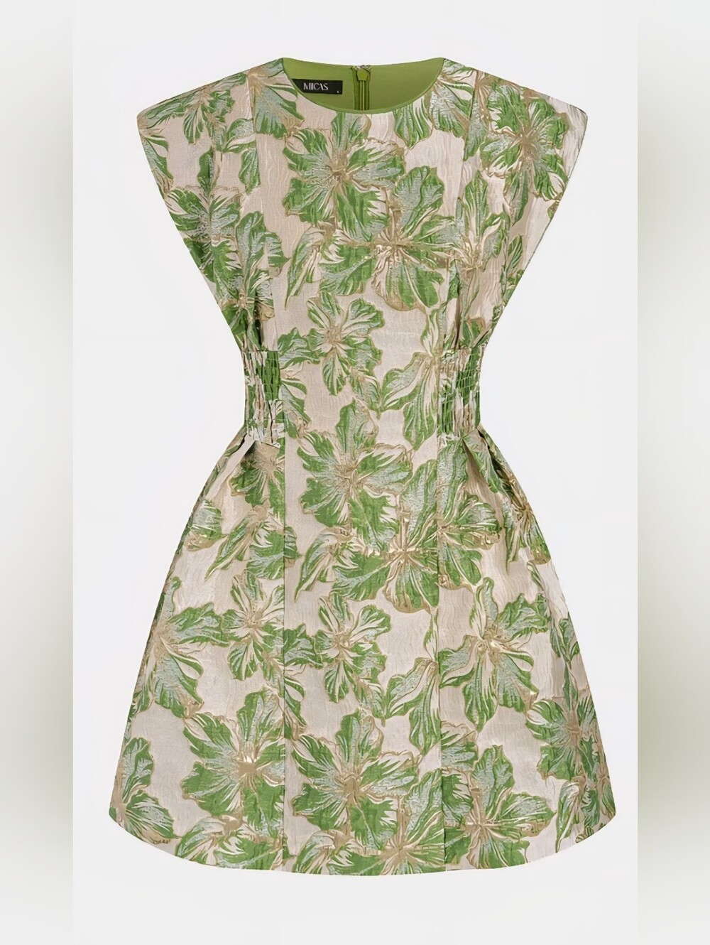 Micas Green And Gold Dress